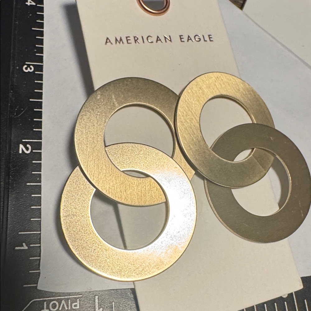 American Eagle Outfitters Hoop Earrings (BR555) - Picture 5 of 5